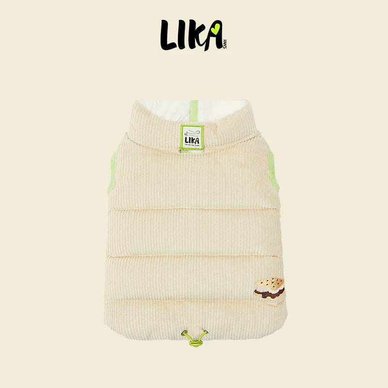 有 LIKAPAWS 保暖戶外小體型狗寵物犬貓背心雙面棉服