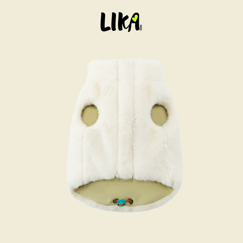 有 LIKAPAWS 秋冬寵物雙面棉服保暖防水防污雙面可穿狗狗衣中小型犬