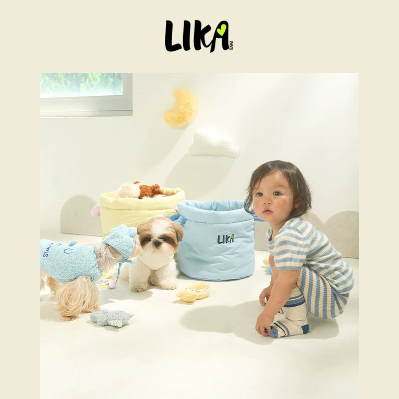 有 LIKAPAWS 秋冬新款大胃王收納桶日常收納防潑濺