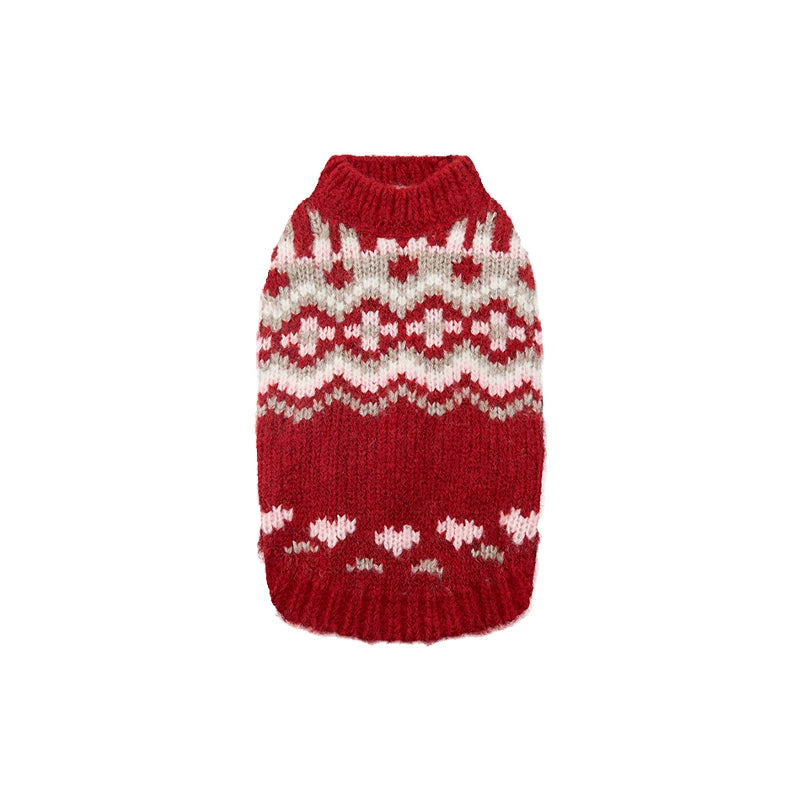 有 LIKAPAWS 秋冬新款中小型犬費爾島毛衣厚實保暖