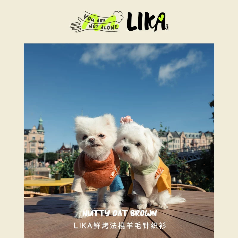 有 LIKAPAWS 約克夏小體狗衣服寵物犬貓毛衣羊毛
