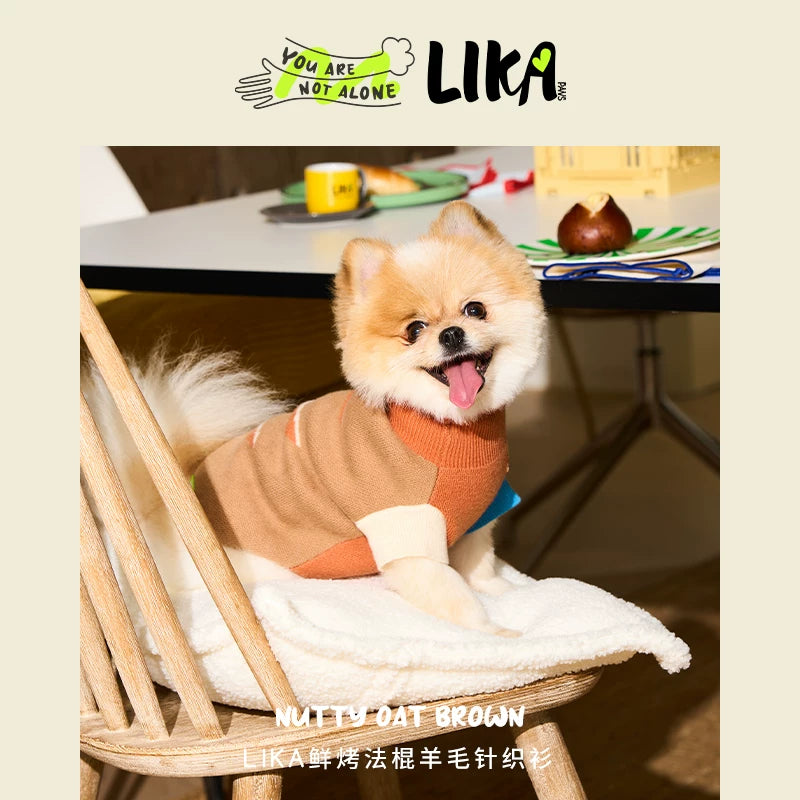 有 LIKAPAWS 約克夏小體狗衣服寵物犬貓毛衣羊毛