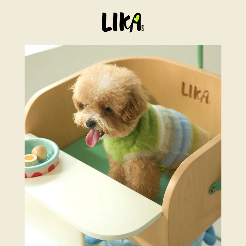 有 LIKAPAWS 秋冬新款中小型犬拉毛毛衣套裝