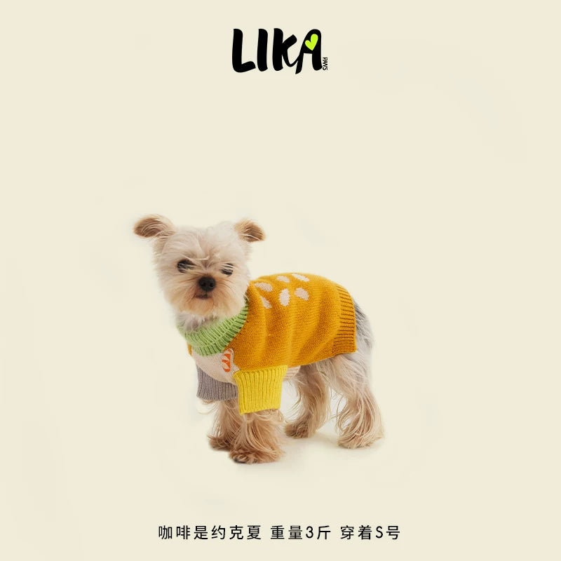 有 LIKAPAWS 約克夏小體狗衣服寵物犬貓毛衣羊毛