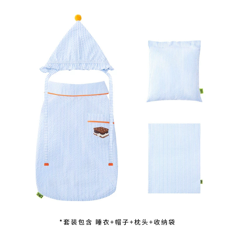 有 LIKAPAWS 全新舒適柔軟條紋寵物貓狗狗居家服睡衣